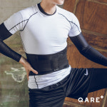 QARE 허리 복대 아대 지지대 통증 밴드 척추 약국 디스크 벨트 고급형 : 캐어 QARE