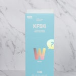 미세잎 프리미엄 KF94 대형마스크 화이트 개별포장(10매 1BOX) : 블랙왜성