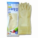 유즈웰 식품전용/다용도 고무장갑 중/한켤레/제조일 확인/꾼들앤 : 꾼들앤