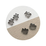 글라스 곰돌이 네일 스톤 5개입 4종 유리네일 파츠 : 네일재료쇼핑몰네일아이