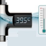 온도표시샤워기 샤워기온도계 확인 난방비절약 LED 수온표시 아기 반려동물 목욕 : 통일 상사