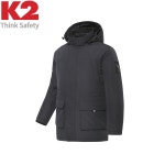 K2 케이투 겨울 근무복 자켓 LB2-F143 생활방수 패딩자켓 탈부착 내피 하프 자켓 : 매그넘 컴퍼니