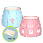 가정용 홈사우나 집에서목욕하는통 항아리 욕조 반신욕조 미니풀 가정용사우나 목욕통 접이식 : 다다상사마켓