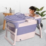 집에서 목욕하는통 반신욕 건습식 미니 건식 습식 반신욕기 접이식 특대형 목욕 욕조통 통 : 작달비