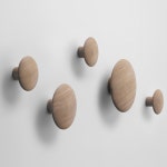 [해외] 정품 무토 더 닷츠 후크 오크  muuto the dots hook oak 동그란 후크 옷걸이 : 미드나잇스위트홈