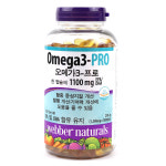 웨버네추럴 오메가3 프로 1390mg x 180캡슐 고함량 캐나다 : 해피유통몰