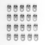 다철물 | 영달철물 유리선반 다보 20p 나사고정 ㄱ자 고정부속 : 캐리어가방