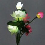 선우몰 태양광연꽃등 - 야외용 정원등 잔디등 태양광충전 연등 부처님오신날 초파일등 : 선우아이비오