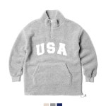 양털 후리스 아노락 USA 커플시밀러룩 아이보리 그레이 네이비 20대 : 코아델