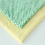 101 대폭 면 거즈 이중요루 미니체크 원단 바이오워싱 키친크로스 유아이불 손수건 : 늘품패브릭