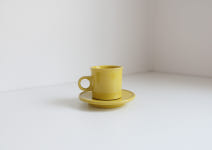 [vintage] 노리타케 머스타드 옐로우 찻잔세트 (noritake mustard yellow cup and saucer) : 더파데스트