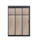 예림도어 / 슈퍼슬림 3연동 / YSS-115 / 블랙 : 삼성건재