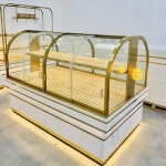 빵 진열장 쇼케이스 진열대 캐비닛 과자 고급 티타늄 도금 스테인리스 곡선 나카지마 모형 : 엠트레이더스