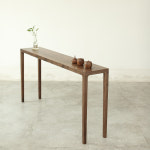 현관 입구 인테리어 콘솔 협탁 테이블 스트립 케이스검정 호두 스트립 사이드 용 232 : 우주최강상점