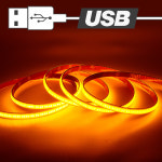 USB전원타입 COB 슬림 면발광 LED바 옐로우LED : 소소그룹