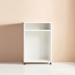 바퀴달린 인테리어 소품 수납장(84cm 2컬러) 아파트 자취방 미니멀 작은 : 자르파라