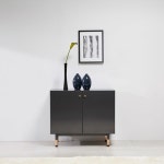 빈티지 주방/부엌 디자인 수납장(80cm 2컬러) 서랍장 틈새 예쁜 가구 슬림 : 자르파라