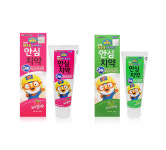 뽀로로는 치카친구 안심치약 어린이치약 무불소 천연딸기향 천연사과향 : 네츄럴팩토리
