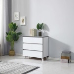 원룸가구 프랜치 모던 3단 수납장(80cm 2컬러) 깊은 유럽풍 저렴한 예쁜 긴 : 자르파라