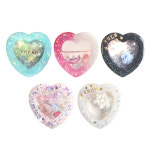 하트키링 레진아트 DIY 키트 만들기 세트 공예 단체 선물 열쇠 고리 취미 여가 키링 : 투영디자인