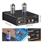 디지털 오디오 앰프 aiyima 6k4 진공관 프리 블루투스 5.0 프리 홈 사운드 톤 : 솔솔넷