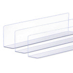 쇼파밑 가림막 침대밑 틈새 막이 가리개 투명 PVC 틈막기 가림판 80cmx4cmx5cm : 리빙로드