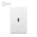 Coms HDMI 월 플레이트, HDMI F 1Port, 벽면 벽부 판넬 G3138 : 포인트플러스