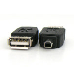 Coms USB 젠더 미니 4핀 - USB 2.0 Type A(F) / USB Mini 4Pin(M) G2381 : 포인트플러스