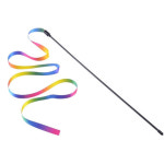 고양이 레인보우 리본 막대 장난감 낚시대 : 달빛마켓