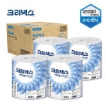 R140 대용량 롤 크리넥스 화장지 업소용 3롤x4백 두루마리 점보 휴지 무형광 : bv-mall