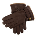 DENTS 글로스터 Gloucester 남성 캐시미어 라이닝 사슴 가죽 장갑 5-1548 : 디 아재스