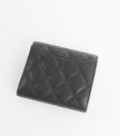 [국내당일발송] 샤넬 CHANEL 클래식 플랩 반지갑 지퍼 블랙 금장 캐비어 한정판 A0712 : 봉쥬르파리