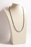 [모드곤] 블루그레이 담수 진주 롱 목걸이 Blue Gray Fresh Water Pearl Long necklace : 모드곤