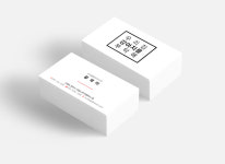 원하는 메세지 고양이미용실 반려동물 동물병원 명함 : 디자인 밥