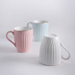 파스텔 펌킨 골드링 머그 370ml 3color : 키친몰링