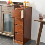 원목서랍장 나무 심플 틈새 좁은 20/25/30/35/40cm 깊은 초좁은 수납 멀티 : 남부장구매대행