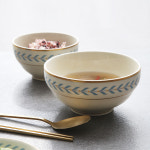 시라쿠스 로렐 리프 대접 국그릇 1p : 키친스타일