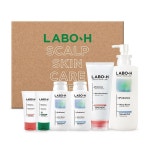 라보에이치 탈모 두피 케어 약산성 비건 샴푸 큐레이팅 트리트먼트 세트 : LuluBlue