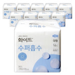 화이트 수퍼흡수 대형 16Px10개 (무료배송) : 주식회사 올바른 -올핏