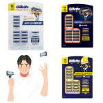 질레트 면도날 스킨텍 프로쉴드 프로글라이드 14개 3종 코스트코 : 디비몬