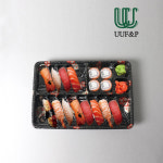 일회용 초밥용기 XYW-H12 꽃무늬 1박스 200개 초밥도시락 스시 유부초밥 배달포장 : 유유에프엔피