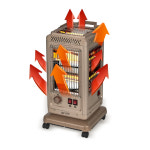 유니맥스 고스 오방난로 오방향난로 절전형 오면 전기 난로 전열기 난방기구 : 굿세라