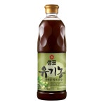 샘표 유기농 자연콩 양조 간장 860ml x 3개 : 더베러씽