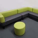 D45 병원쇼파 학교 보건실 도서관 로비 대기실 로우소파 ver.5 1000mm : DDS SOFA