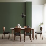 까사미아 카르네 세라믹 타원형식탁 6인세트 1800 브라운_체어6EA (옵션 택1) : 까사미아