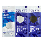 올시즌 KF80 포시즌 KF94 비말 차단 마스크 대형 50매 : 청소용품다몰