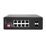NEXTU POE8020GDT 산업용 8포트 기가비트 PoE 스위칭허브 2포트SFP : 연오랑정보통신