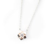 18K 스파클 플라워목걸이(SMN201C) : 감사몰