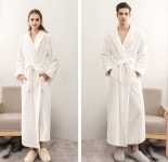남자 여자 커플 호텔 목욕 가운 수면 극세사 잠옷 : 진월드스타