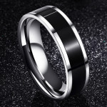 티타늄 스틸 심플 남성 반지 남자 패션 검지 써지칼 : 원더지니스토어